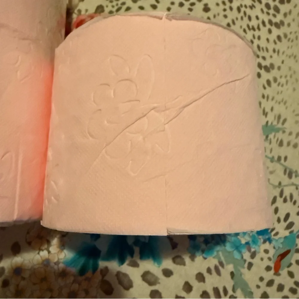 IKEA 4 Pack of Beautiful Pink Toilet Paper NOW DISCONTINUED New